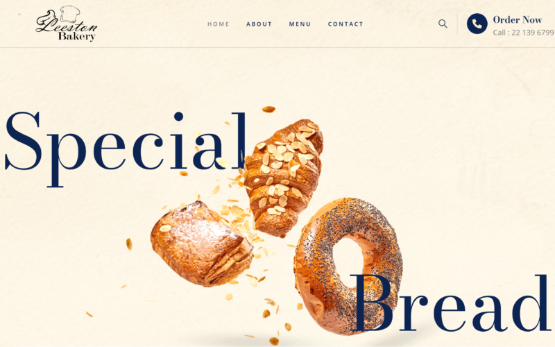 Leeston Bakery | A Warm WordPress Site for a Local Canterbury Bakery